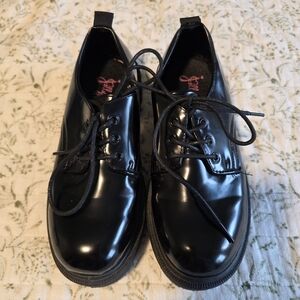 Jellypop Patent Platform Oxford Shoes